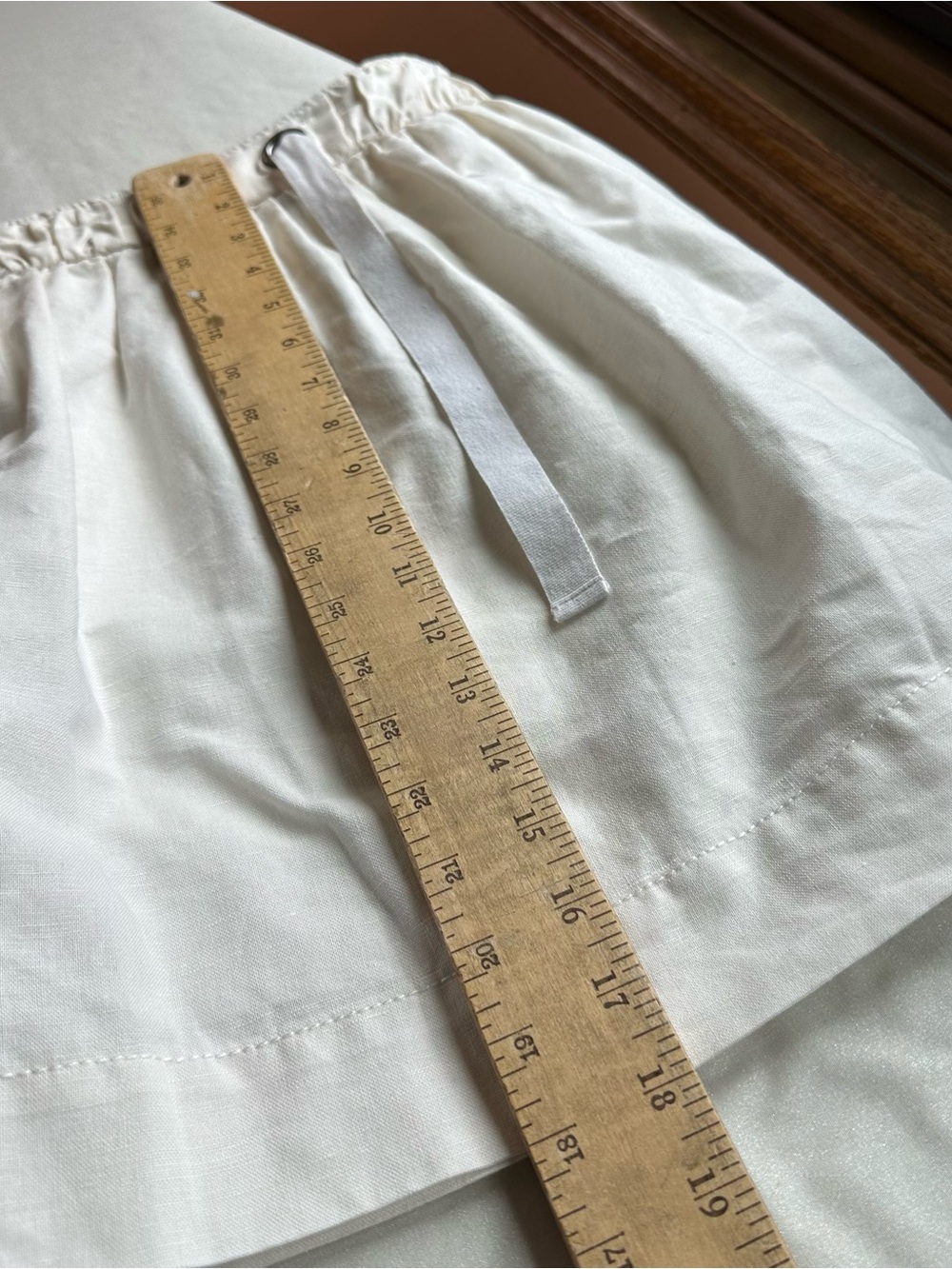 J.Crew Mini Skirt Womens M (runs big and fits L) Linen Cotton Blend Pockets - Picture 8 of 9